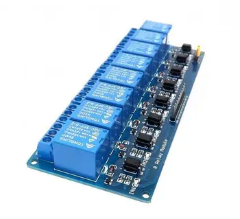 

8 Channel DC 5V Relay Module Raspberry Pi DSP AVR PIC ARM Relay Control Panel PLC Relay in stock.8 road