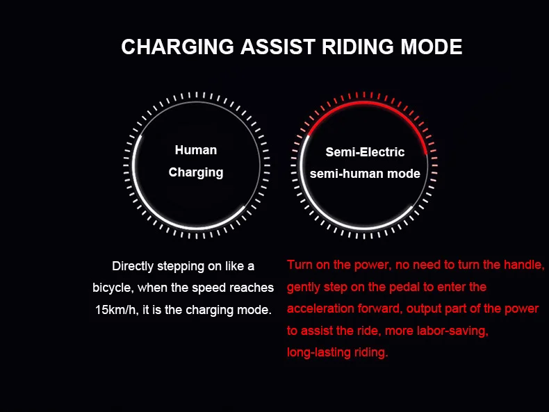 Excellent LOVELION 26inch Electric Mountian Bicycle Free Charging Electric Assist Bicycle 24v240w Self-charging Ebike Max Range 10000km 11