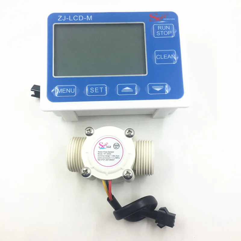 Flow Meter Ssensor Water Fuel Flowmeter Counter Indicator Swimming Pool