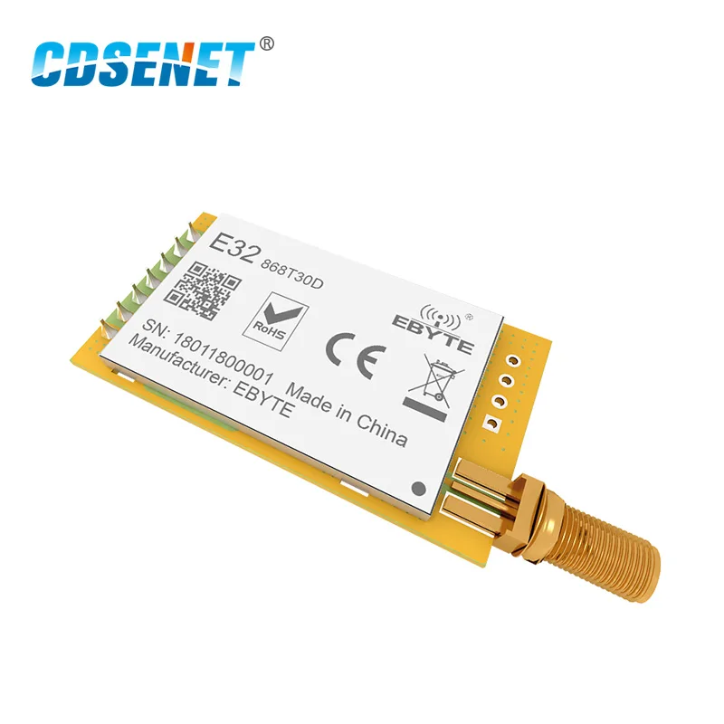 2 шт. LoRa 868 МГц SX1276 SX1278 передатчик и приемник РЧ модуль CDSENET E32-868T30D дальний 1 Вт UART приемопередатчик РЧ модуль