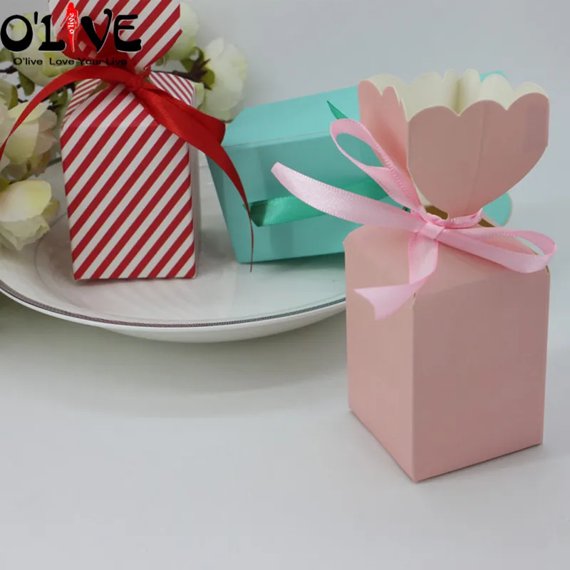 50 шт. подарочные коробки для конфет упаковка детский душ мальчик девочка вечерние сувениры коробки Свадебная бонбоньерка подарочная коробка украшение на день рождения