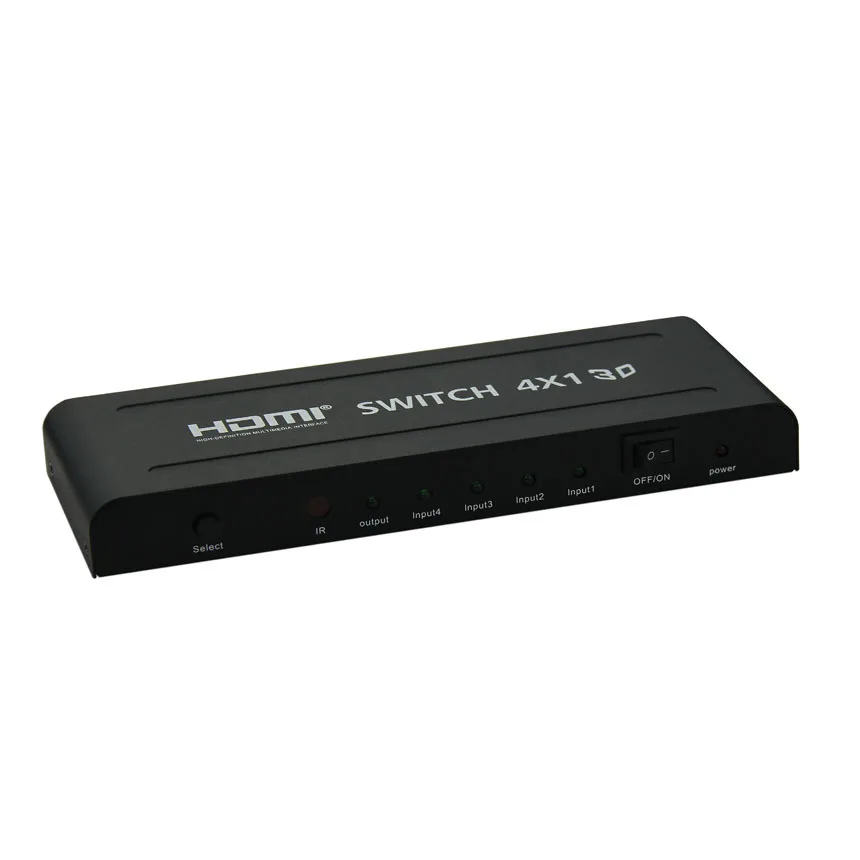 HDMI переключатель 4 в 1 выход full HD 4K * 2K 3D портовый коммутатор с поддержкой