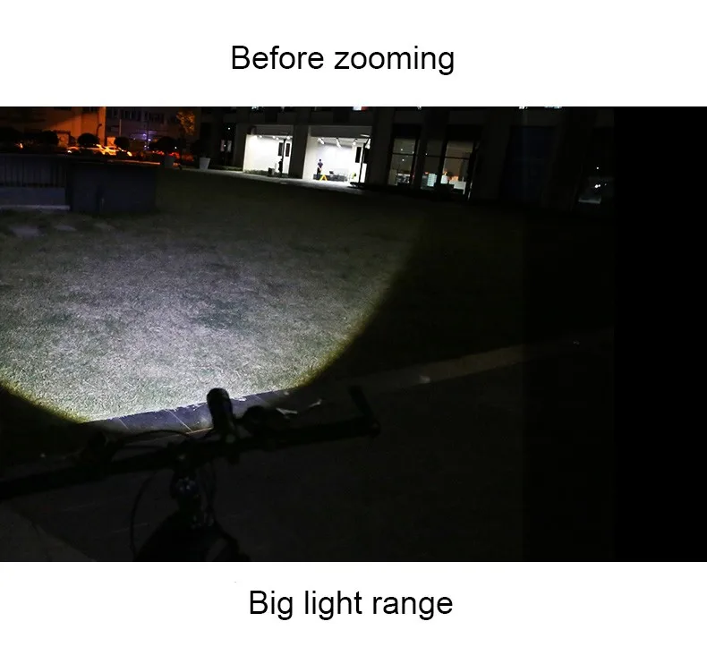 Best INBIKE Bike Light Front Handlebar with Torch Holder Led Bicycle Front Light Cycling Flashlight Q5 Zoom Bicycle Accessories IL779 20