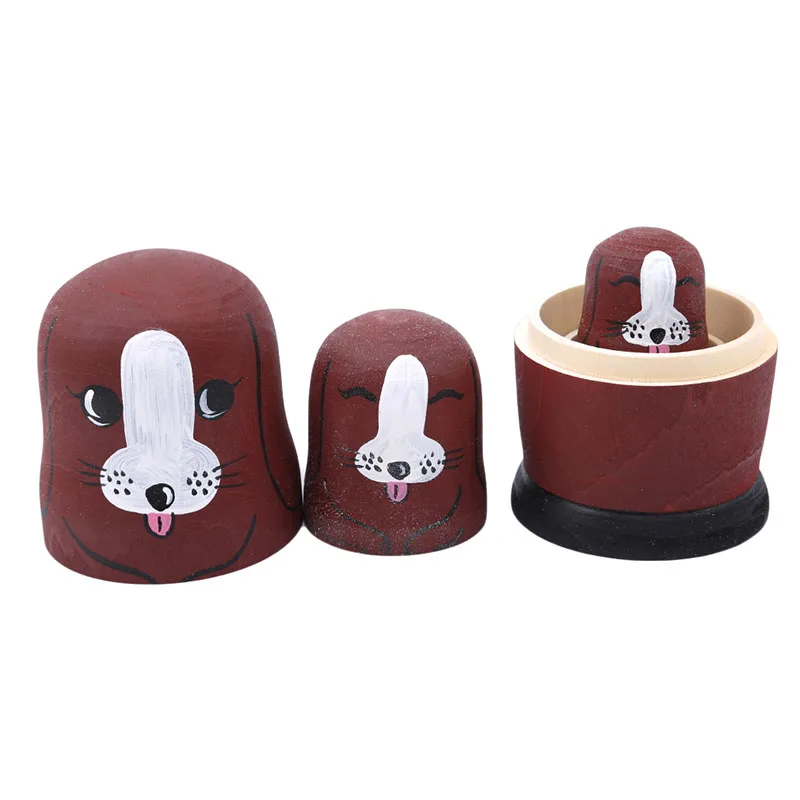 Деревянные игрушки рождественские куклы русские животные игрушка редиса