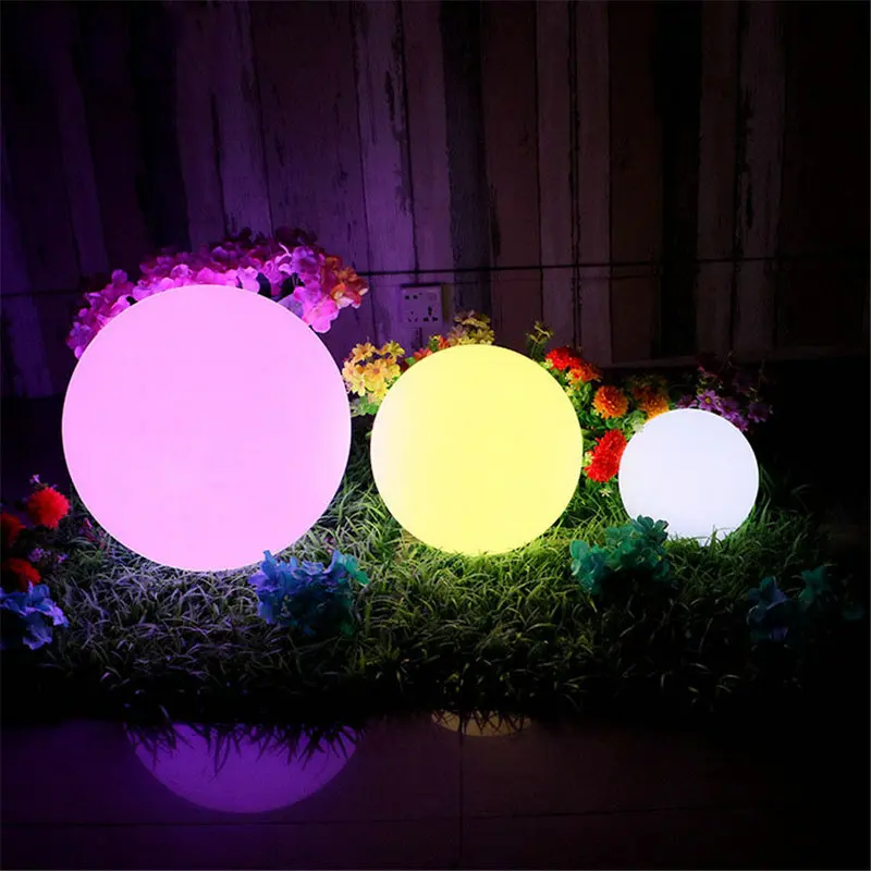 

Artpad IP54 Waterproof Outdoor Rechargeable 30cm Night Light RGB Lighting with Remote Control Garden Party Decor Ball Led Lamp