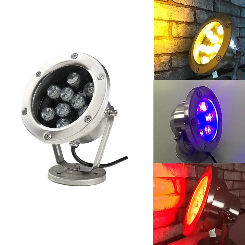

Underwater Lights Led Underwater 12V 24v Pool Spotlight Low Pressure 3w Aquarium Colorful Fountain Waterfall Aquarium Lamp