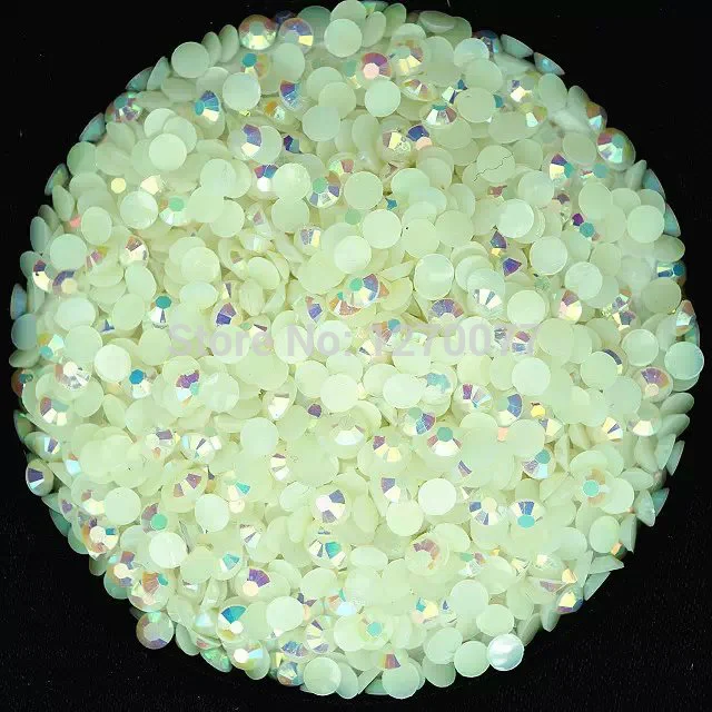 

3000 PCS/bag SS20 5.0 mm round resin Jelly white AB drill the Non hotfix flatback rhinestone High quality crystal diamond