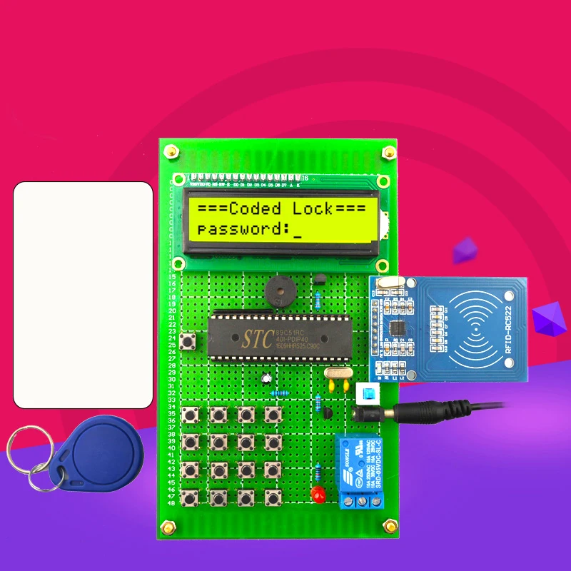 C program for password based door lock system image
