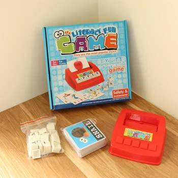 

Children's Fun Learning Spelling English Educational Picture Letters platter Toys Look at the Word Letter Platter Board Games