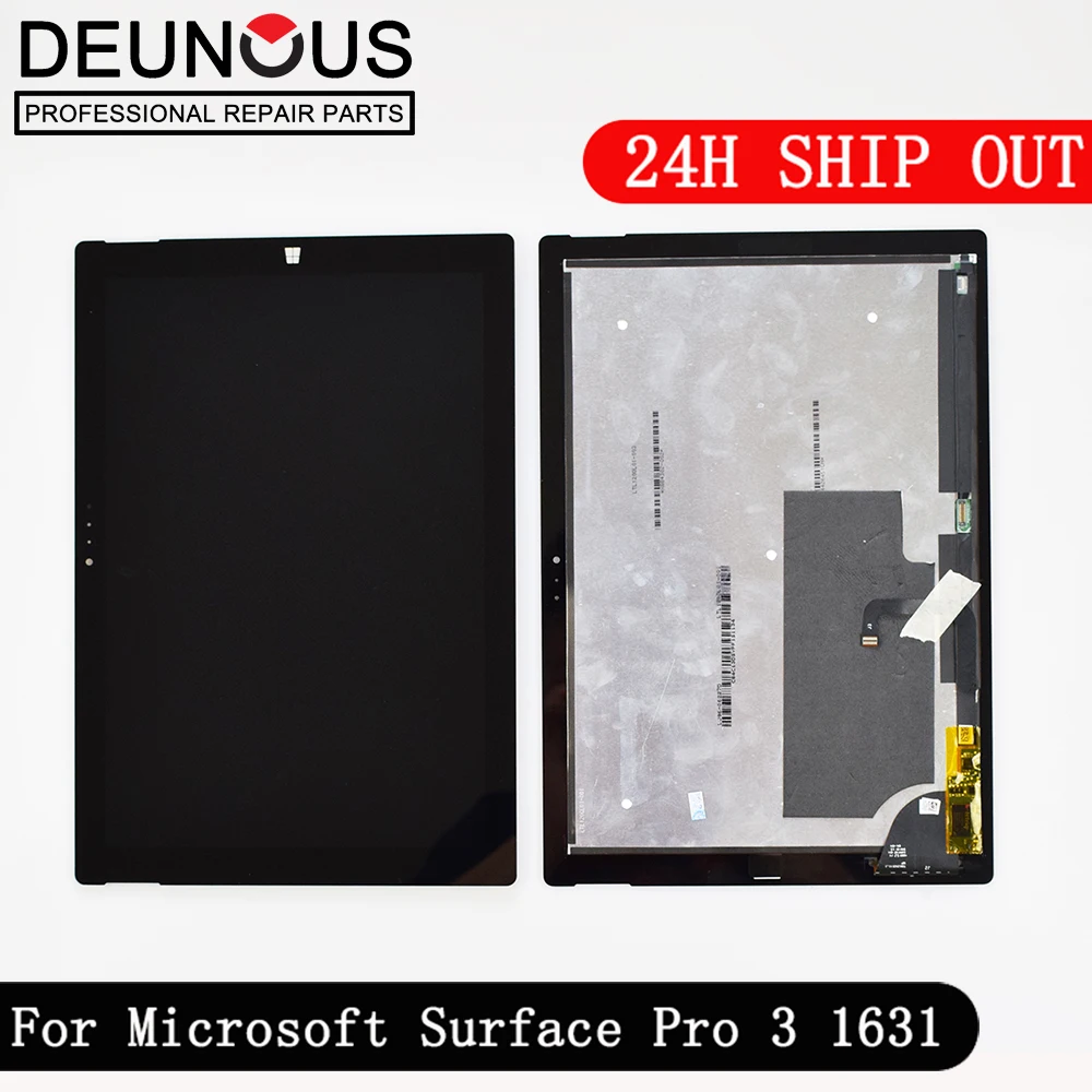 New Assembly For Microsoft Surface Pro 3 ( 1631 ) touch screen +LCD Display replacement Tom12h20 v1.1 LTL120QL01 003 new assembly case for microsoft surface pro 3 1631 touch screen lcd display replacement tom12h20 v1 1 ltl120ql01 003