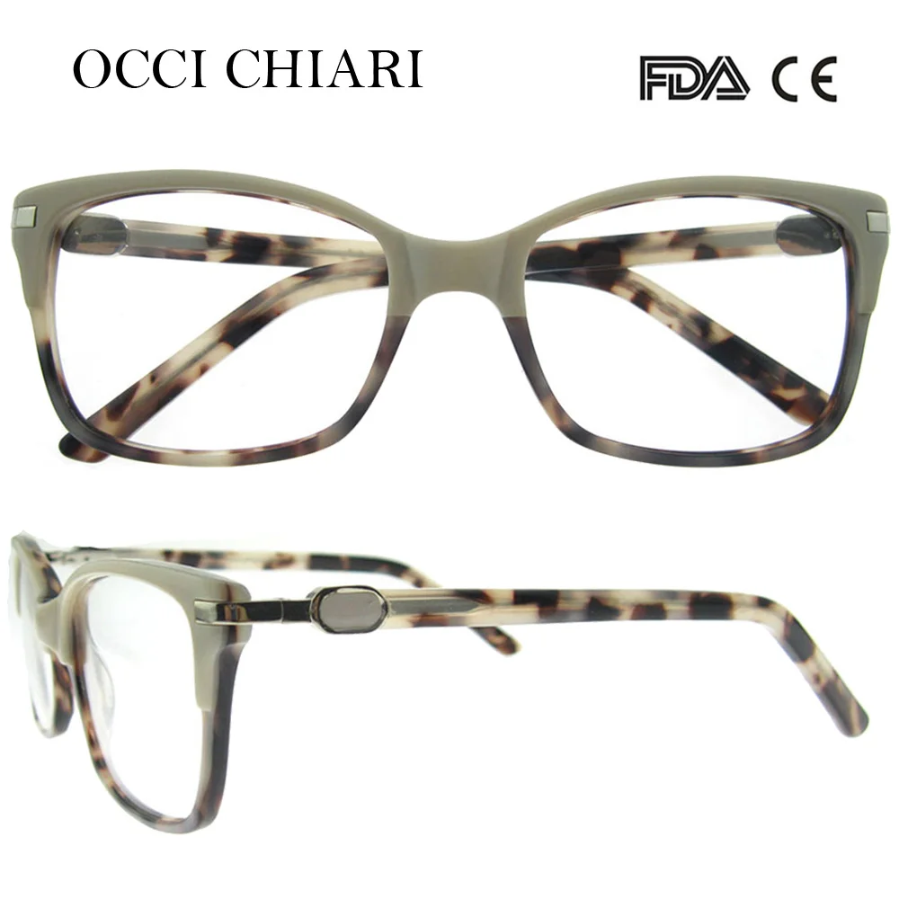 OCCI CHIARI 2018 Новый Винтажный дизайн ацетатные ретро оптические оправы для очков