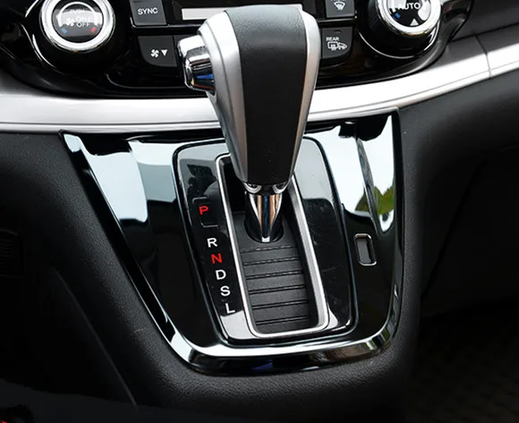 ACCESORIOS Aptos Para 2012 2013 2015 2016 Honda CRV CR V de acero Inoxidable de Titanio negro de Cambio de Marcha Panel Recortar - AliExpress