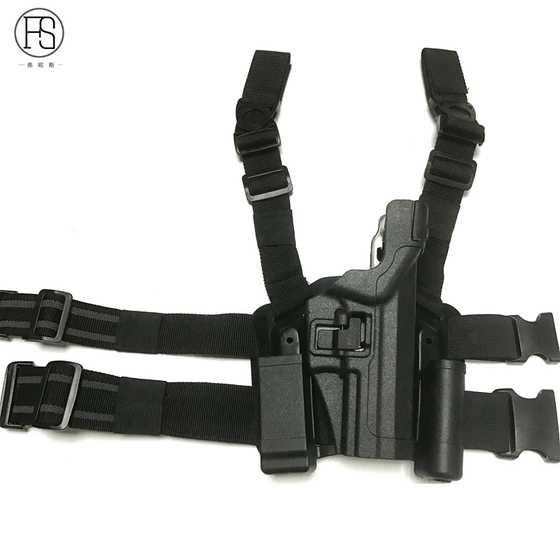 

FS High quality USP holster with platform for hunting Leg gun holster