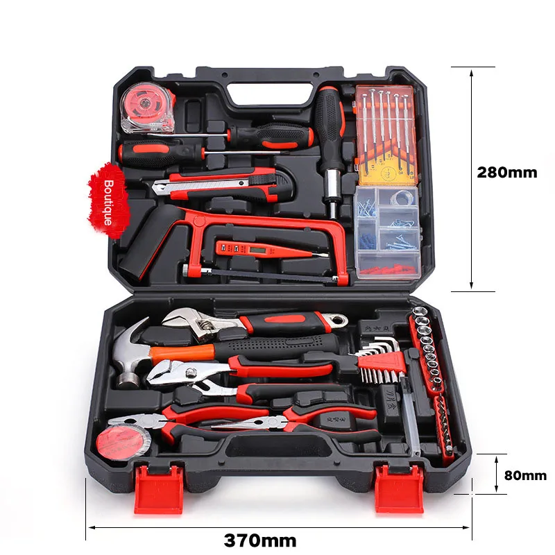

A variety of optional tool kits 108 sets of manual tool kits home repair kits home combo hand tool sets