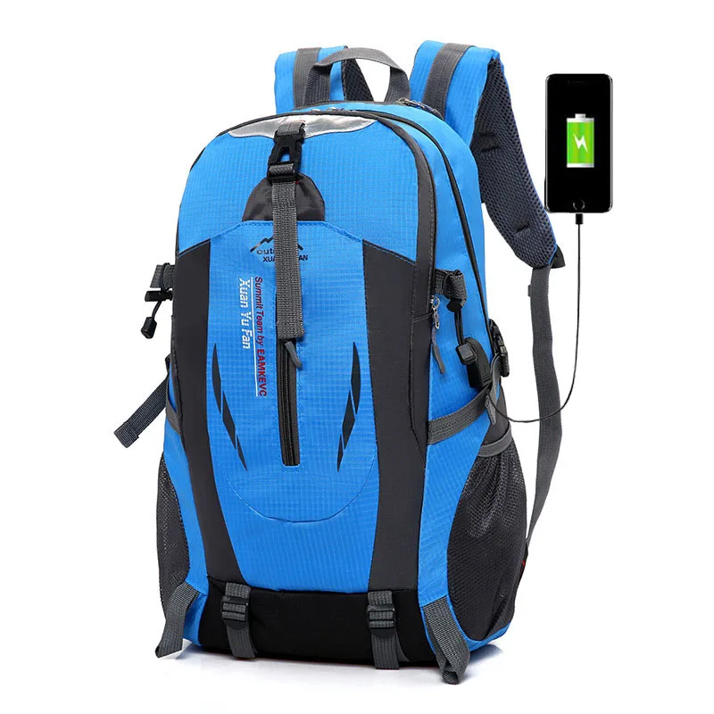 Men usb Travel bag Backpack mochila masculina Waterproof New Designer Backpacks Male Escolar ...