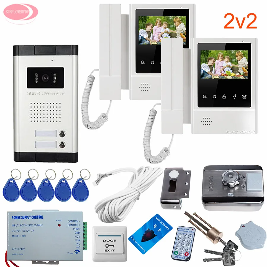 Wired for Private House 4.3 '' Video Door Phone