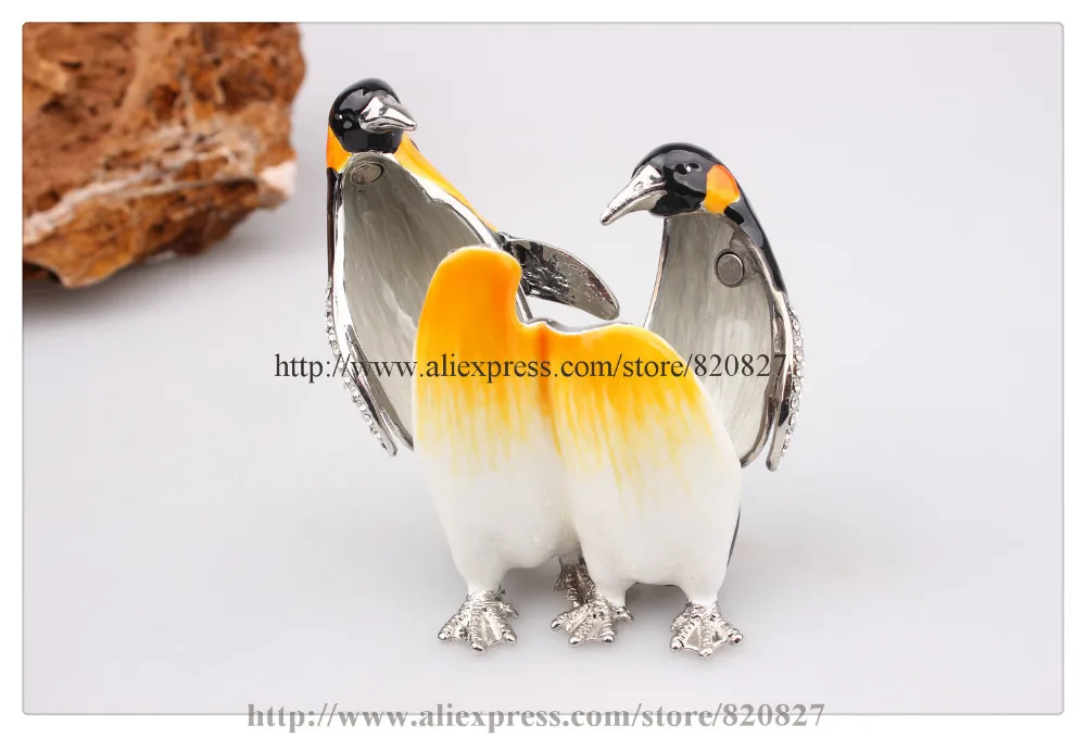 Пингвин Шкатулка Пингвин животных шкатулка новинка пингвин кольцо в коробку из металла оловянные