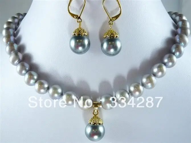pearl earring set