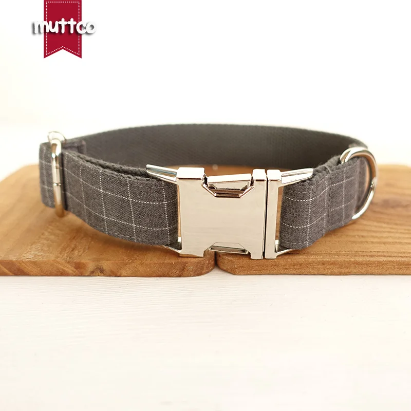 50 компл./лот MUTTCO ошейник и поводок набор с галстуком бабочкой ручной работы