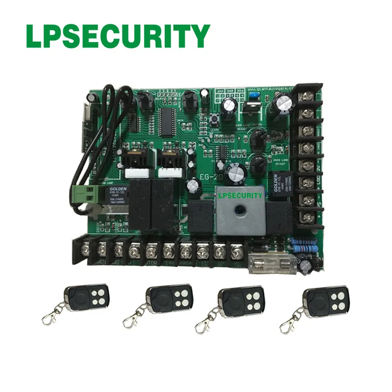 Lpsecurity распашных ворот Мотор печатной Управление Лер плат доска блок 24vdc (пульт