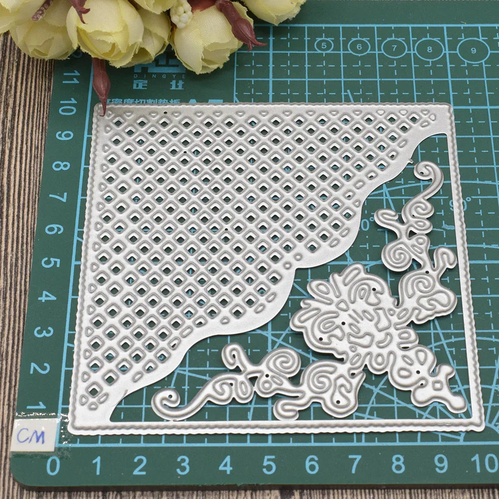 Square Lace Frame Dies Carbon Steel Metal Cutting Dies For Scrapbooking Card Album Decoration Square Lace Frame Dies Carbon Steel Metal Cutting Dies For Scrapbooking Card Album Decoration