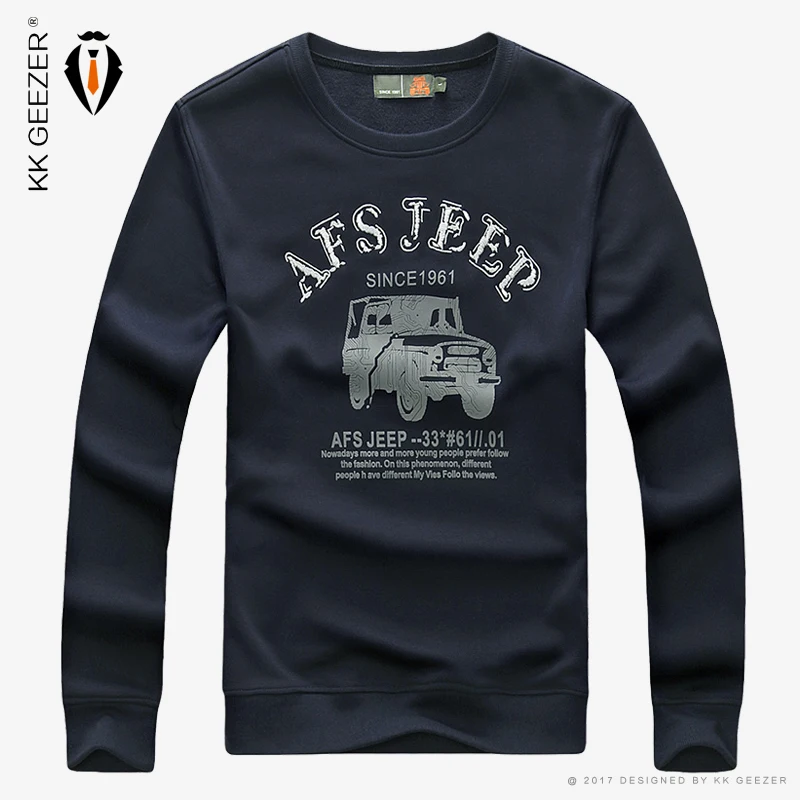 

2017 Autumn Men's Sweat Shirt Active Cotton Fitness Shirt Thick Warm Long Sleeve Tees Casual Fashion High Quality