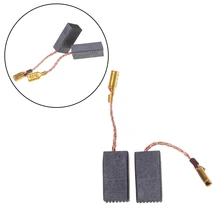 Jeu de balais de charbon de moteur en Graphite et cuivre, fil de cuivre serré pour marteau électrique/perceuse Angle broyeur 15*8*5mm 10 pièces
