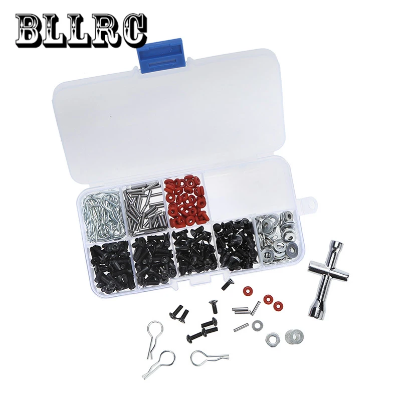 

RC car 1/10 HSP 94123 tools Special Repair Tool and Screws Box Set for include 270 Pcs Hexagon Wrench