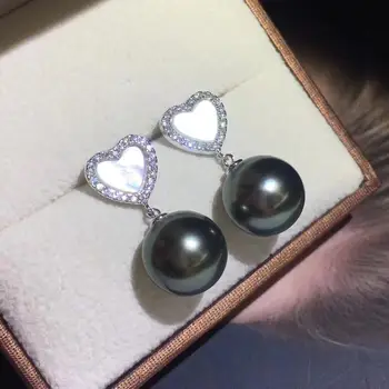

HEART 925 Sterling Silver Earrings Findings Base Earrings Settings Mountings Parts Mounts for Pearls Agate Coral Beads Stones