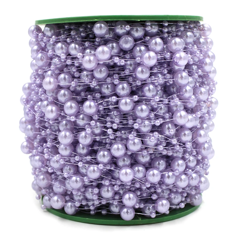 1 Meters 8+3mm Fishing Line Artificial Pearls Beads Chain Garland Flowers DIY Wedding Party Decoration Products Supply 1 Meters 8+3mm Fishing Line Artificial Pearls Beads Chain Garland Flowers DIY Wedding Party Decoration Products Supply