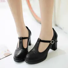NAYIDUYUN Fashion Womens T Strap Cuban High Heels Ankle Boots Round Toe Office Mary Janes Low Top Party Pumps Casual Shoes NAYIDUYUN Fashion Womens T Strap Cuban High Heels Ankle Boots Round Toe Office Mary Janes Low Top Party Pumps Casual Shoes