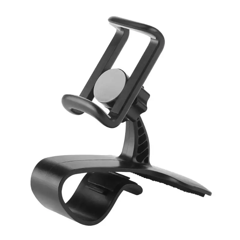 

Universal Car Phone Holder ABS Mobile Phone Holder Mount Clip Bracket 360 Degree Rotation Cell GPS Stand Support For iphone 6 6s