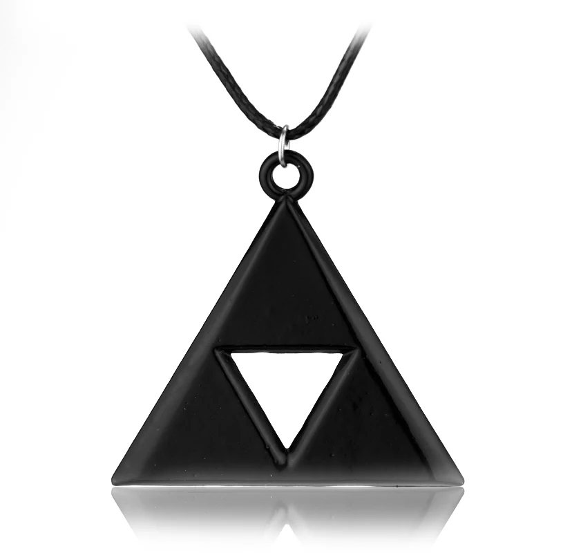 Аниме игра Легенда о Зельде ожерелье Triforce Посеребренная Подвеска в виде меча щит ожерелье Прямая поставка