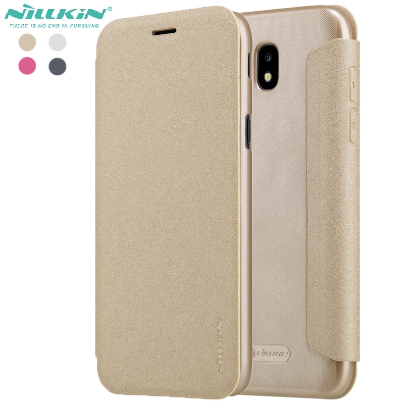 Cases For Galaxy J5 2017 Leather Case Nillkin PU Frosted Cover Case For samsung galaxy