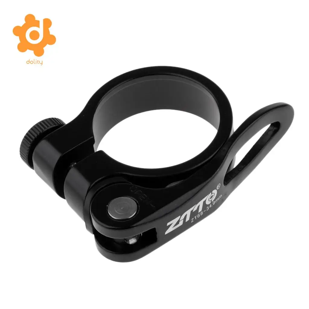 Bicycle Quick Release Seatpost Clamp 34.9mm MTB Bike Road Bike Casual Bike Seatpost Tube Holder Clip for added clamping force