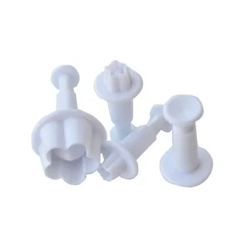 

4pcs/set Fondant Cake Cutter Mold Decorating Plunger Sugarcraft Cutter Baking Tools