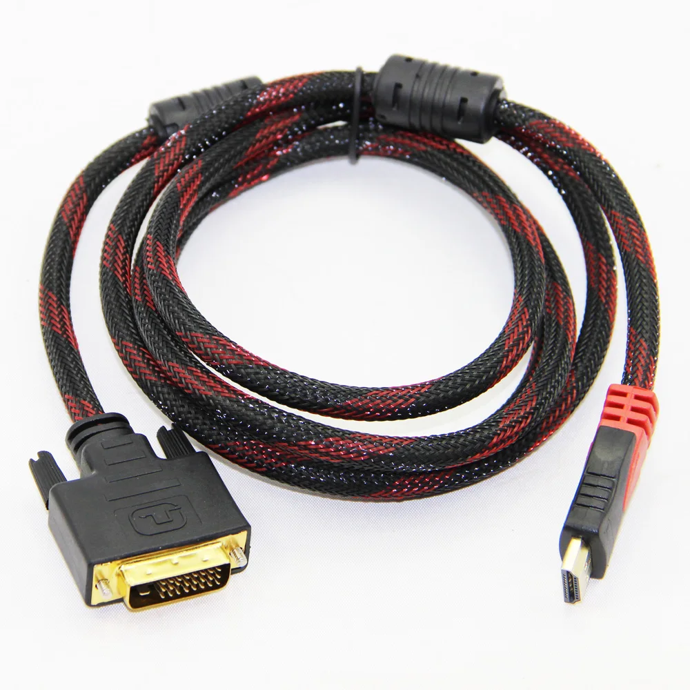Нейлоновая оплетка Bochara HDMI фотоадаптер кабель 24 + 1pin штекер одно звено 1 5 м 3 10 15 20