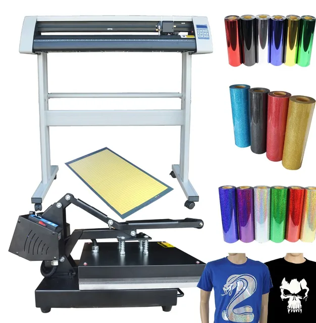 34" Vinyl cutter heat press transfer kit,34" Vinyl Cutting Plotter T shirt Transfer Packagein