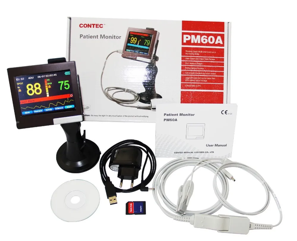 

Kids Infant Handheld Oximeter PM-60A + Touch Screen,Pulse SPO2 Baby Heart Rate Monitor Children Pulse-OX Probe