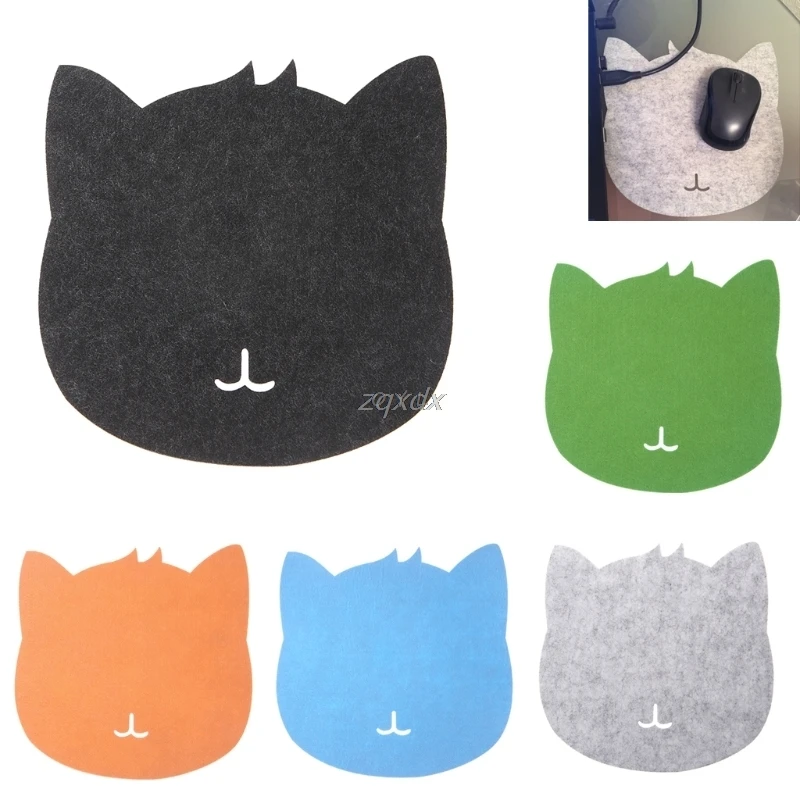 

Universal Thicken Mouse Pad Felt Cloth 200x200x3mm Cute Cat Mouse Pad Mat Z09 Drop ship