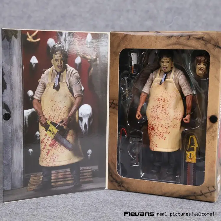 NECA Техасская бензопила резня ПВХ фигурка Коллекционная модель игрушки " 18 см