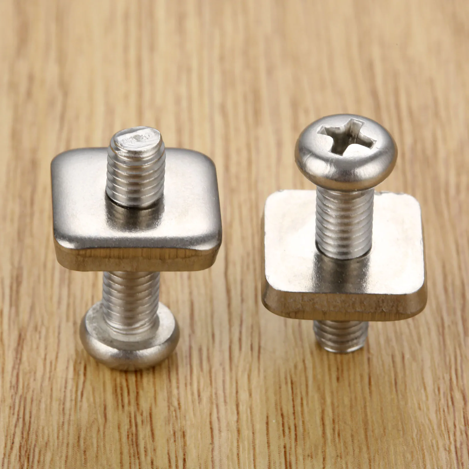 2pcs M5*23mm Surfboard Longboard Sliding Fin Screws Fin Plate Replacement Kit For Stand Up