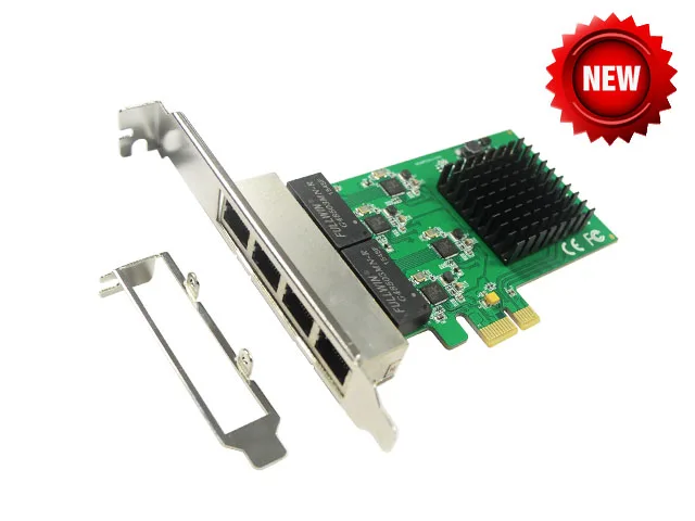 Pci-express 4 Порты Gigabit Ethernet карты контроллера, rtl8111 Чипсет, поддержка Low Profile кронштейн pcie до 10/100/1000 Мбит/с