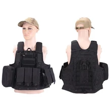 Открытый MOLLE CIRAS тактический жилет воздушный Пейнтбольный бой жилет W/Журнал Мешок Releasable Armor Plate Carrier Strike жилеты