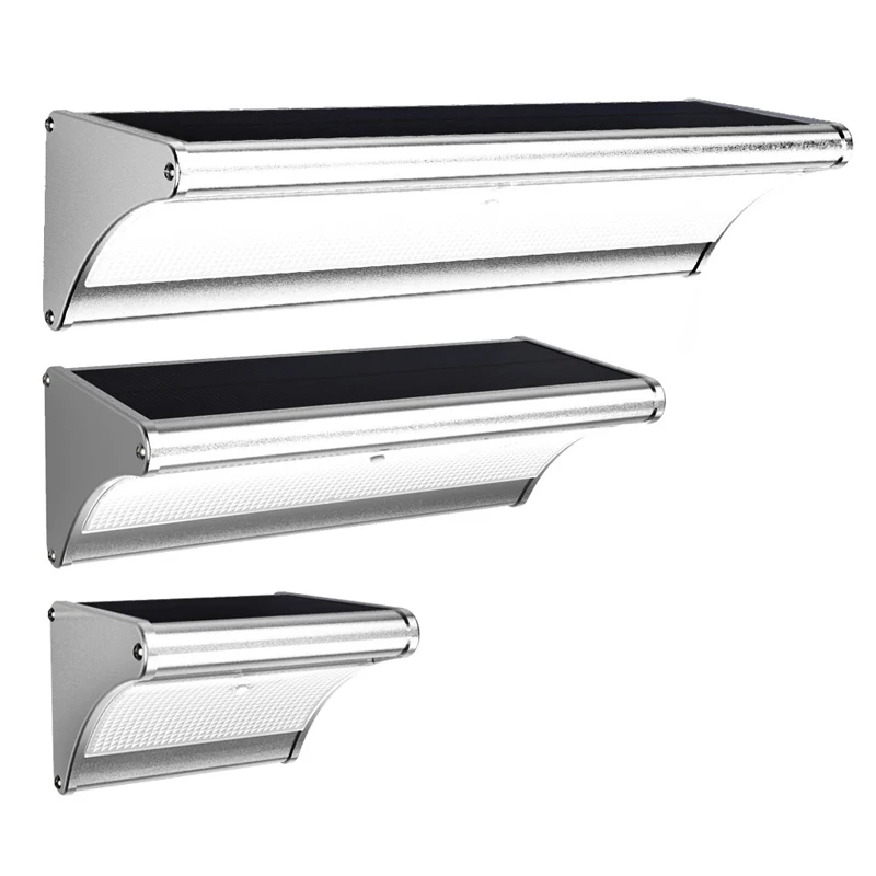 QLTEG Super Bright Solar Motion Sensor LED Light 1000LM Highlight Waterproof Garden Wall Security Lamp by Microwave Radar Motion solar powered led wall light