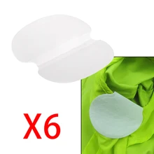 6 шт/3 пары высокого качества пот подмышек поглощающий Дезодорант подмышек колодки