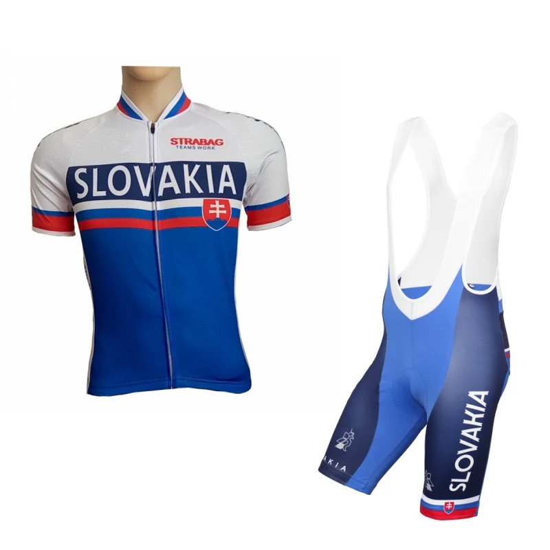 

world champion pro national team slovakia cycling jersey mens breathable racing bike cloth MTB Ropa Ciclismo maillot GEL PAD