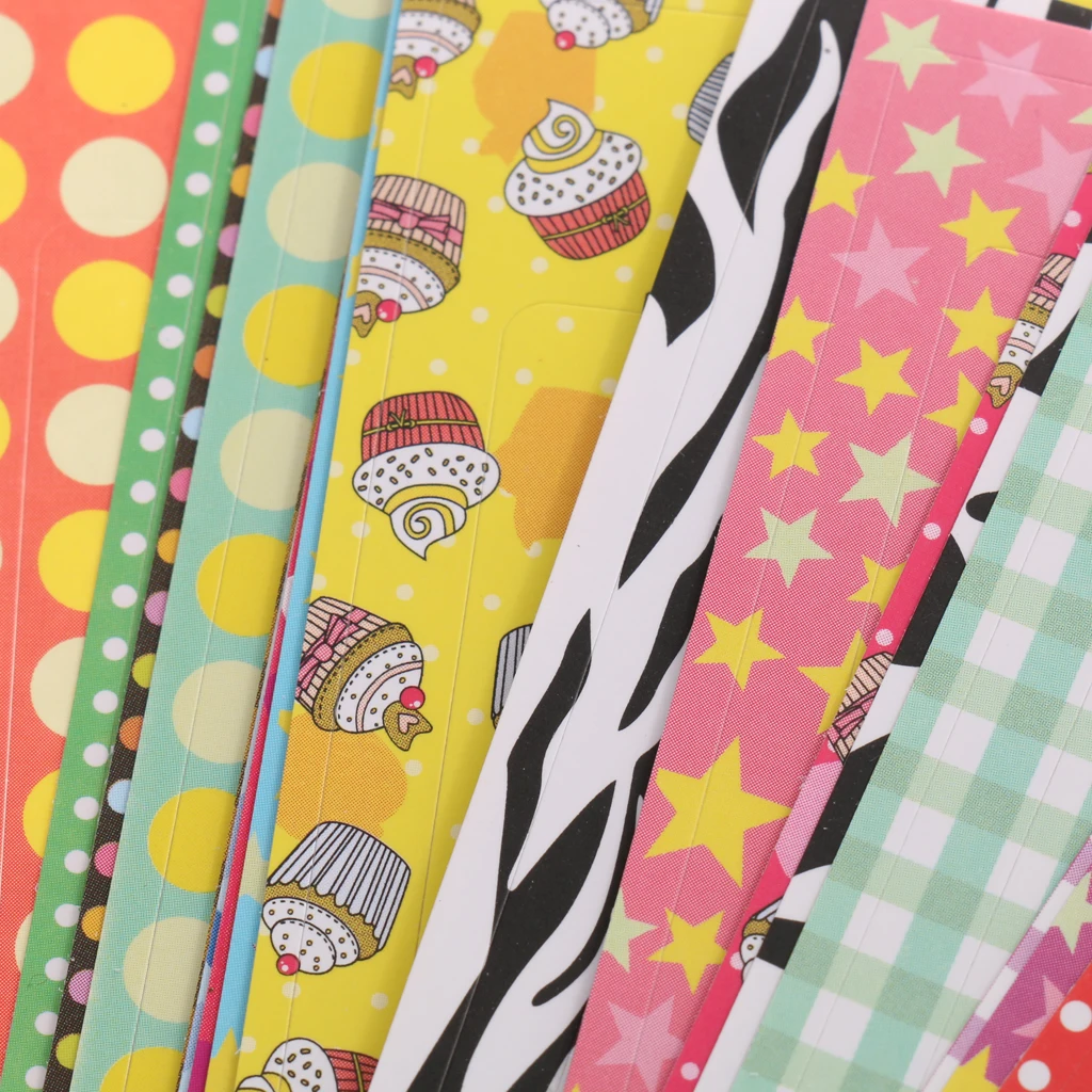 20Pcs Novelty Film Skin Photos Frame Stickers Decor Vivid Color