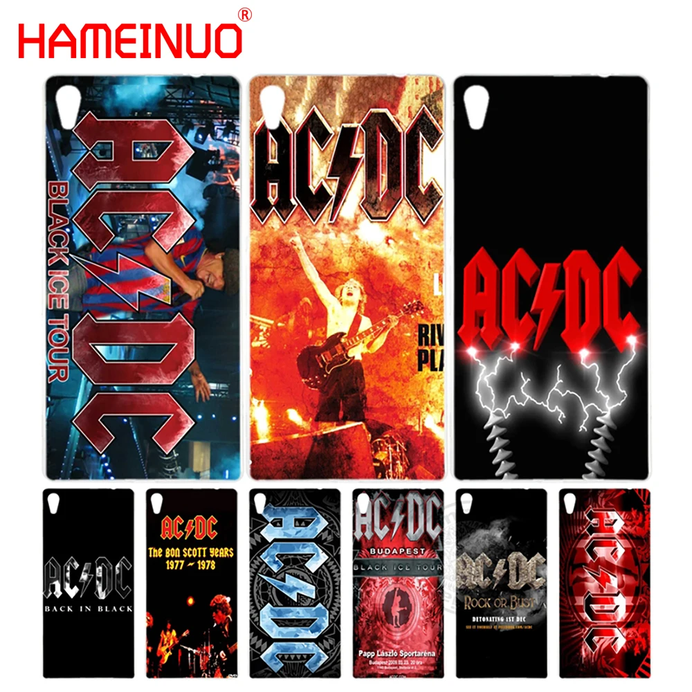 HAMEINUO Ac Dc Black ice чехол для телефона из тяжелого металла sony xperia C6 XA1 XA ULTRA XP L1 X compact