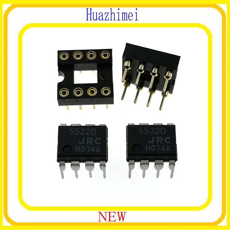 1Pair NJM5532D NJM5532 5532D DIP8 HIFI DIY Dual Operational Amplifiers ...